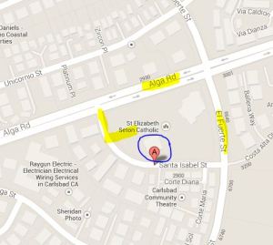 Directions to St. Elizabeth Seton